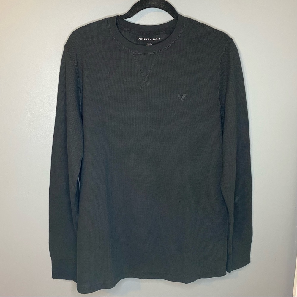 American Eagle  long sleeve waffle T-shirt